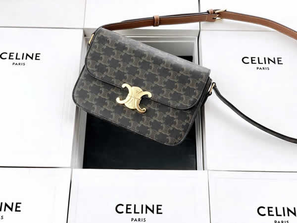 Fake Celine Black Triomphe High Quality Discount Handbags Outlet